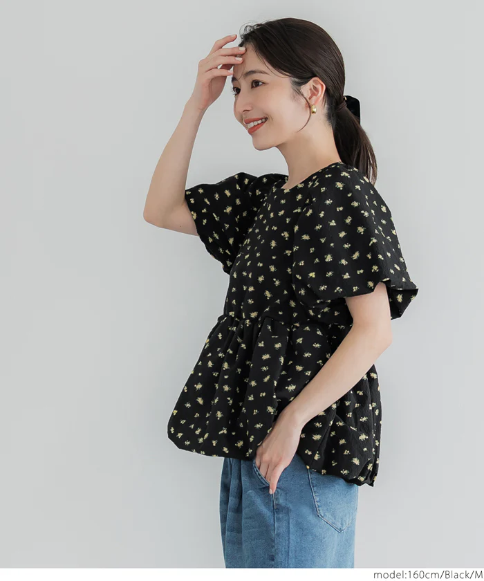 セール★3490円→1290円 サッカーバルーンブラウス レディース メール便不可 - Image 7