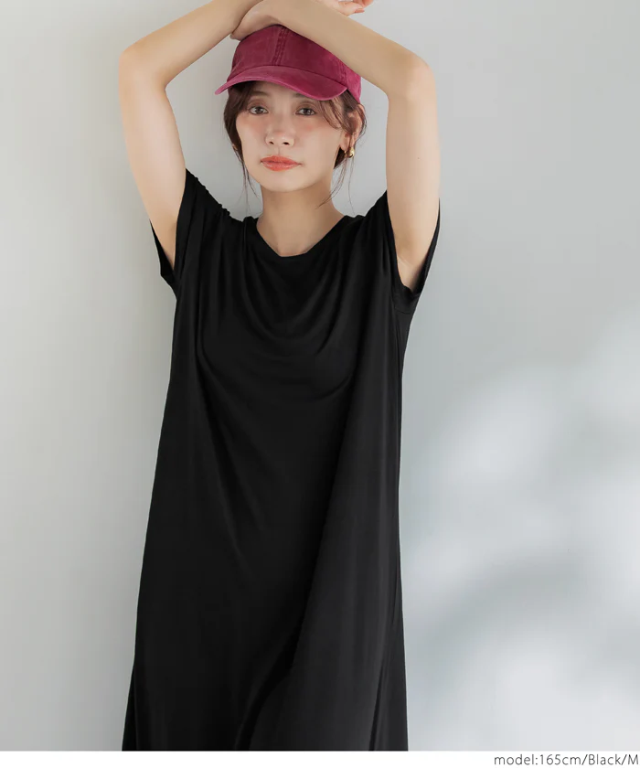 とろみマキシワンピース レディース メール便不可 - Image 11