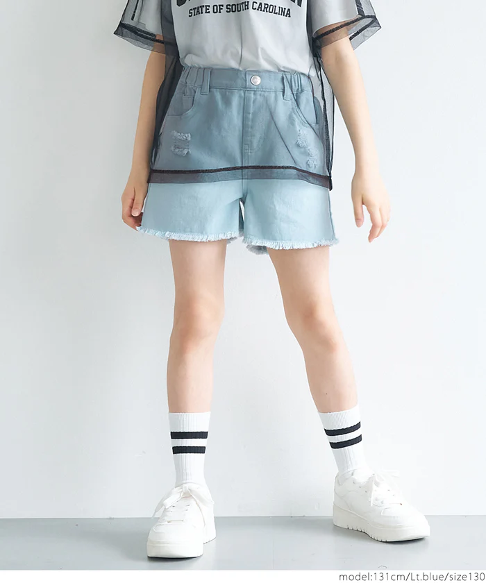 ダメージショートパンツ キッズ メール便不可 - Image 6