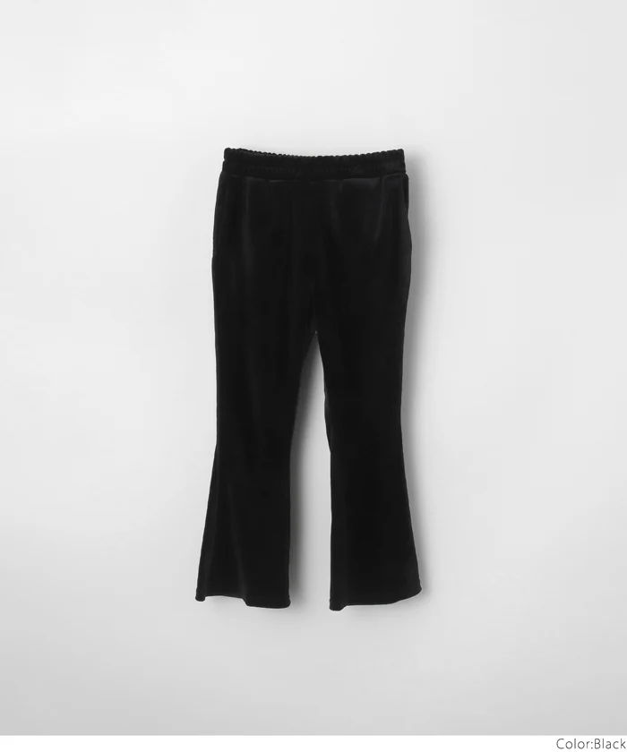 セール★1990円→990円 親子お揃いベロアフレアラインパンツ キッズ メール便不可 - Image 15