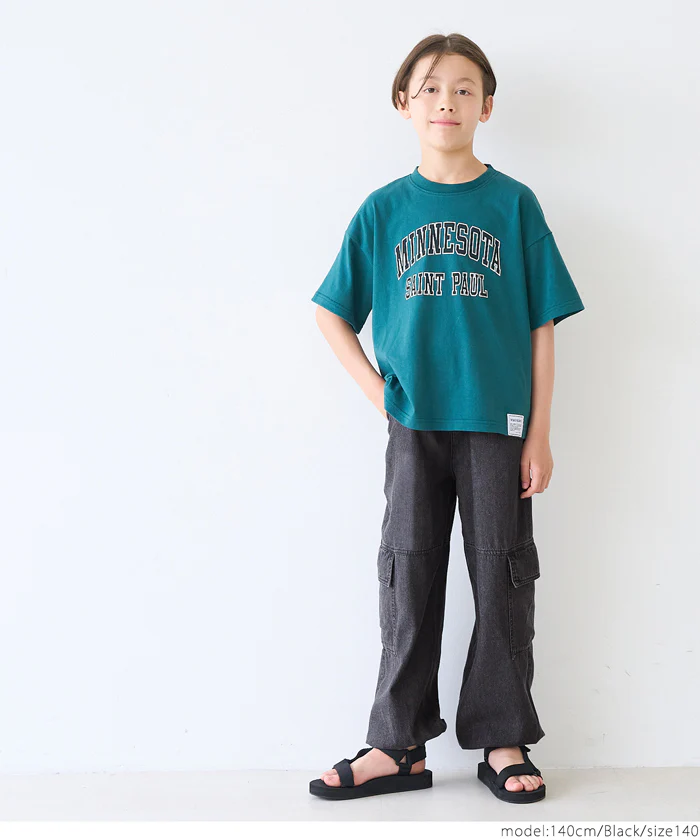 セール★1990円→990円ライトデニムカーゴパンツ キッズ メール便不可 - Image 8