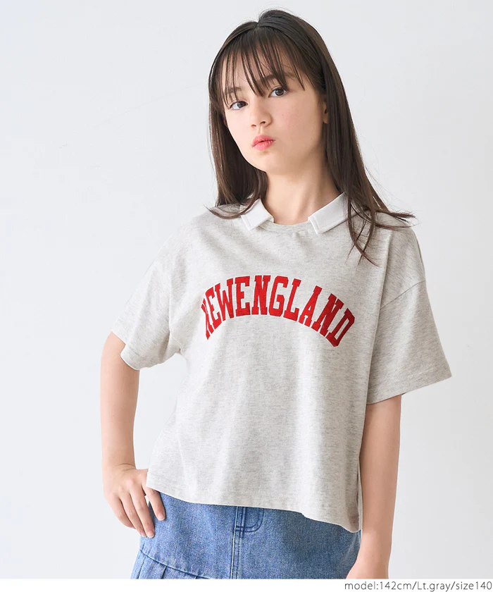 セール★1290円→990円ポロカラープリントトップス キッズ メール便不可 - Image 5