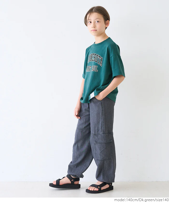 セール★990円→790円 ロゴネームプリントTシャツ キッズ メール便不可 - Image 7