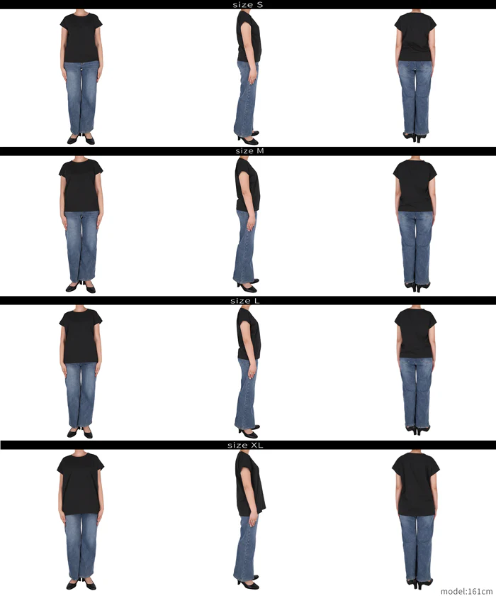 リサイクルポリエステルフレンチスリーブTシャツ レディース メール便不可 - Image 15