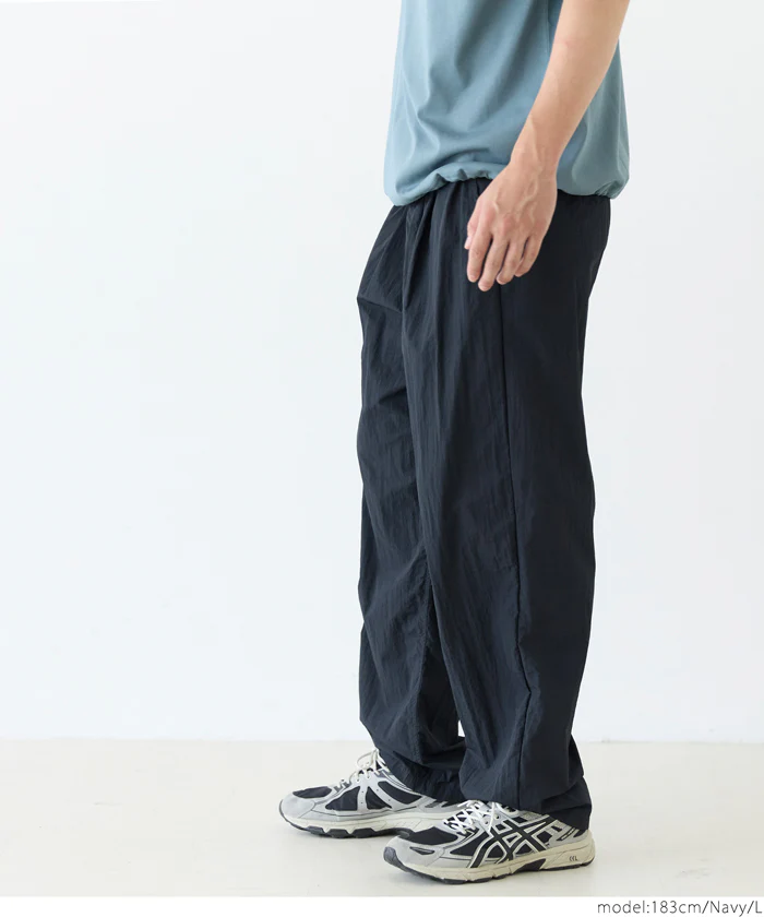 セール★2490円→1990円 ライトワッシャーナイロンタックパンツ メンズ メール便不可 - Image 10