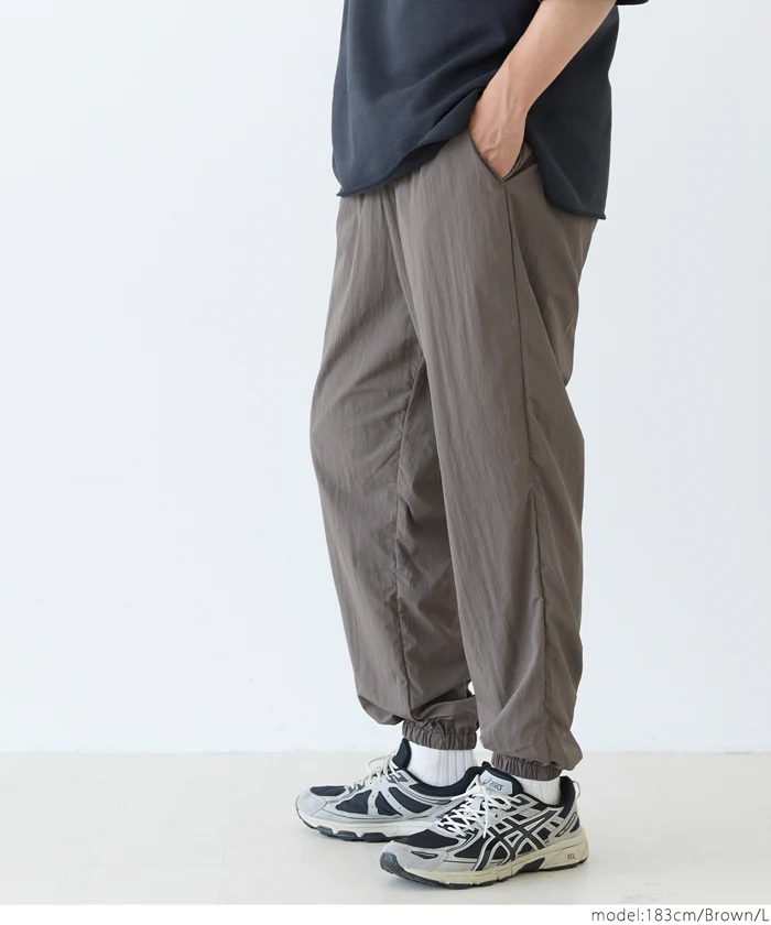 セール★2690円→1990円 ライトワッシャーナイロンジョガーパンツ メンズ メール便不可 - Image 3