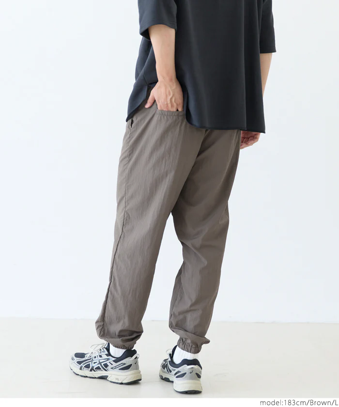 セール★2690円→1990円 ライトワッシャーナイロンジョガーパンツ メンズ メール便不可 - Image 5