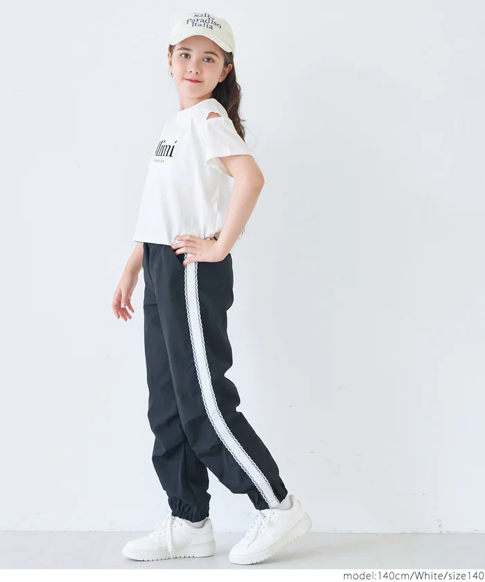 セール★990円→790円 肩あきバッククロスTシャツ キッズ メール便可 - Image 6