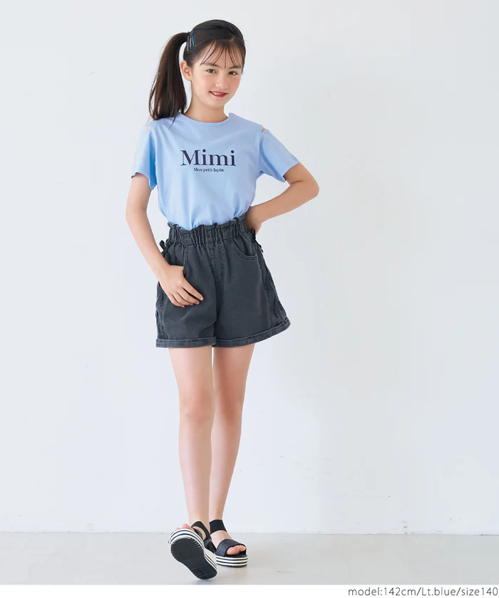セール★990円→790円 肩あきバッククロスTシャツ キッズ メール便可 - Image 8