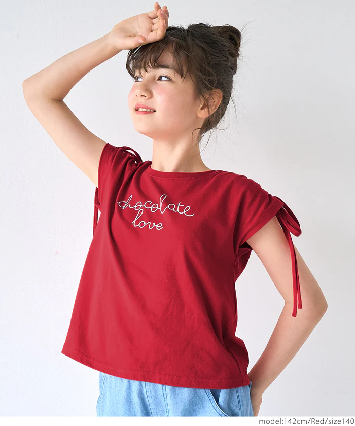 肩リボントップス キッズ メール便可 - Image 13