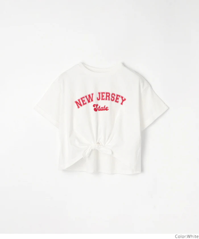 裾リボン結びビックTシャツ キッズ メール便可 - Image 13