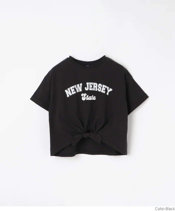 裾リボン結びビックTシャツ キッズ メール便可 - Image 14