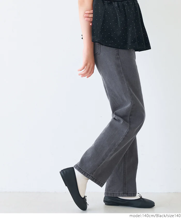 デニムハートデザインパンツ キッズ メール便不可 - Image 12