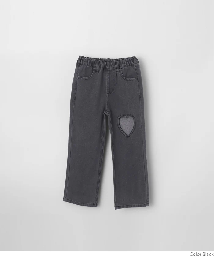 デニムハートデザインパンツ キッズ メール便不可 - Image 16
