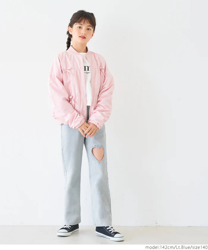 デニムハートデザインパンツ キッズ メール便不可 - Image 6