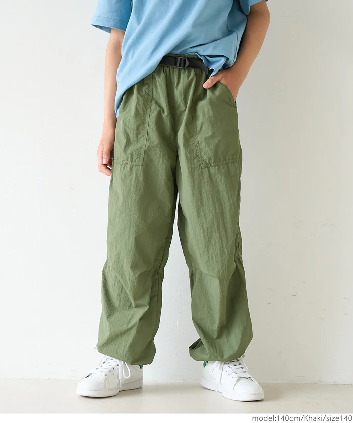 セール★1990円→1290円 ナイロンフェイクベルトパンツ キッズ メール便不可 - Image 10