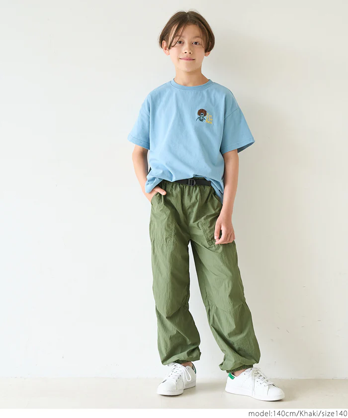 セール★1990円→1290円 ナイロンフェイクベルトパンツ キッズ メール便不可 - Image 7