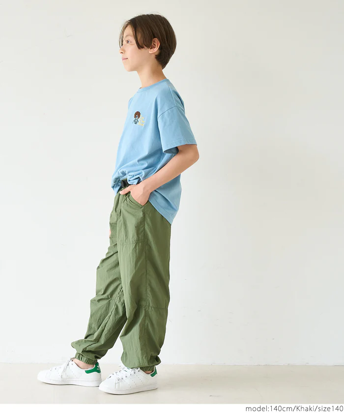 セール★1990円→1290円 ナイロンフェイクベルトパンツ キッズ メール便不可 - Image 9