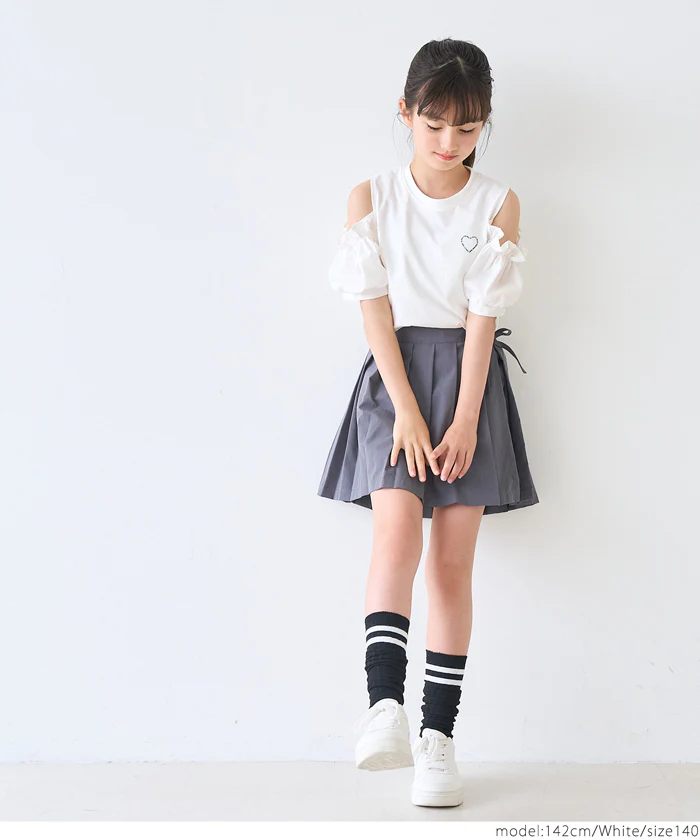 肩あきTシャツ キッズ メール便可 - Image 10