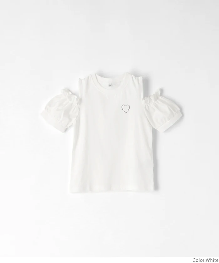 肩あきTシャツ キッズ メール便可 - Image 14