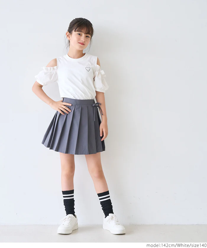肩あきTシャツ キッズ メール便可 - Image 7