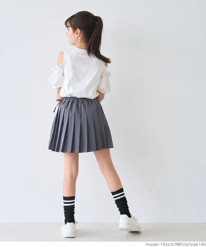 肩あきTシャツ キッズ メール便可 - Image 9