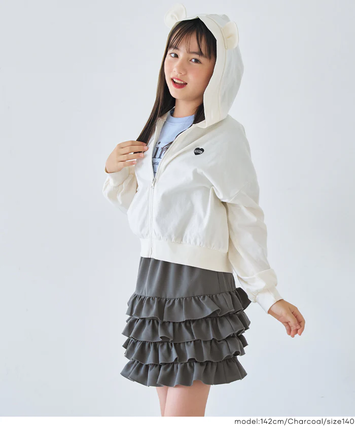 セール★1690円→1490円 ティアードフリルミニスカート キッズ メール便不可 - Image 8