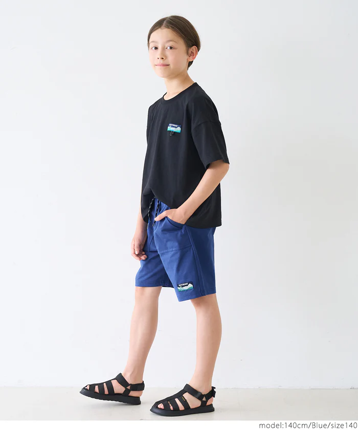ロゴネームハーフパンツ キッズ メール便不可 - Image 10