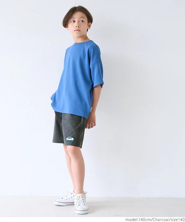 ロゴネームハーフパンツ キッズ メール便不可 - Image 12