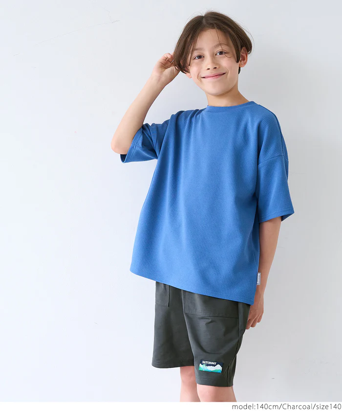 ロゴネームハーフパンツ キッズ メール便不可 - Image 13
