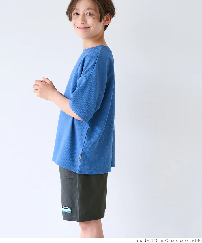 ロゴネームハーフパンツ キッズ メール便不可 - Image 14