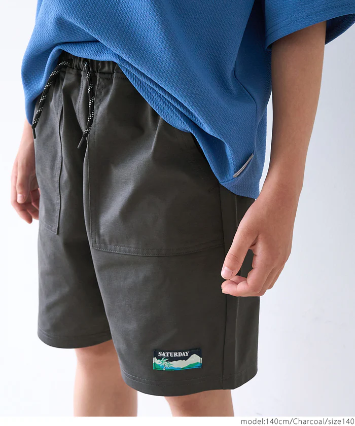 ロゴネームハーフパンツ キッズ メール便不可 - Image 16