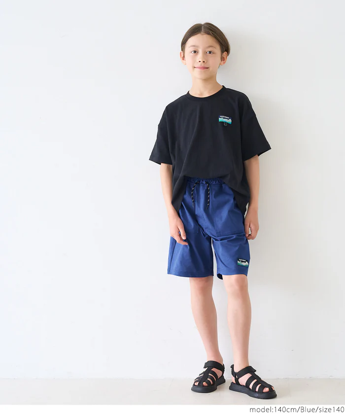 ロゴネームハーフパンツ キッズ メール便不可 - Image 7