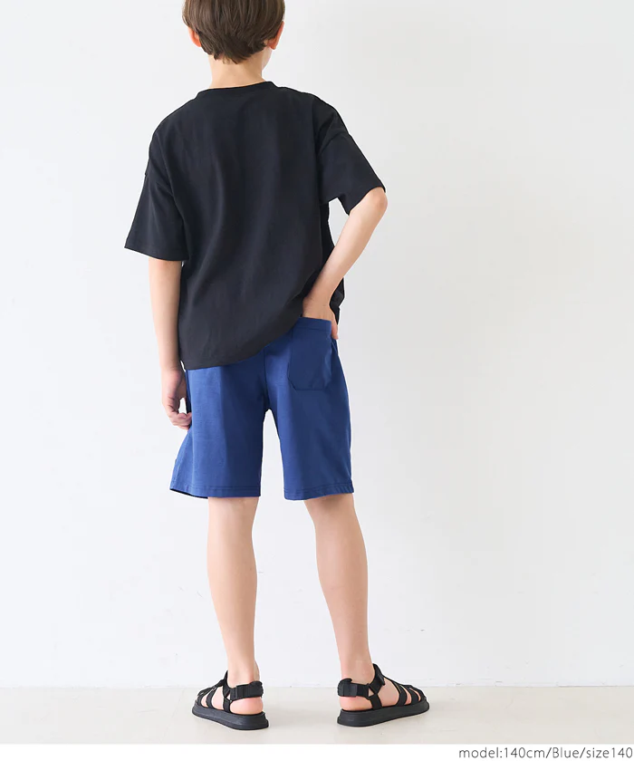 ロゴネームハーフパンツ キッズ メール便不可 - Image 8