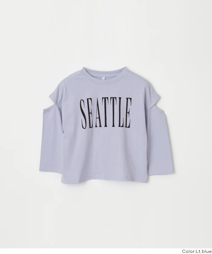 セール★1290円→550円 肩あきプリントTシャツ キッズ メール便不可 - Image 13