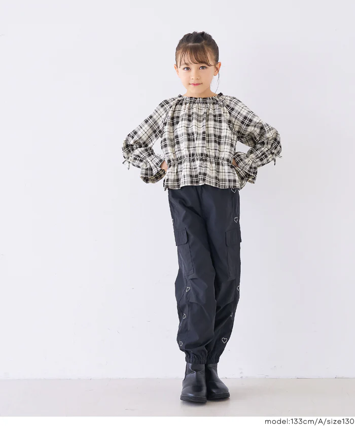チェックフリルブラウス キッズ メール便不可 - Image 7