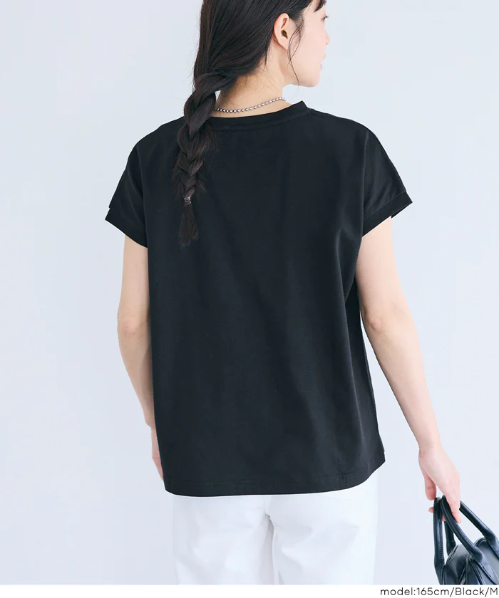 COTTON from the U.S.フレンチスリーブTシャツ レディース メール便不可 - Image 17