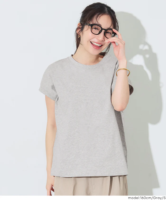 COTTON from the U.S.フレンチスリーブTシャツ レディース メール便不可 - Image 7