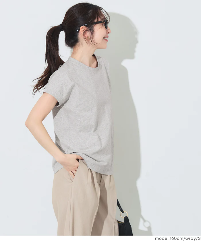 COTTON from the U.S.フレンチスリーブTシャツ レディース メール便不可 - Image 8