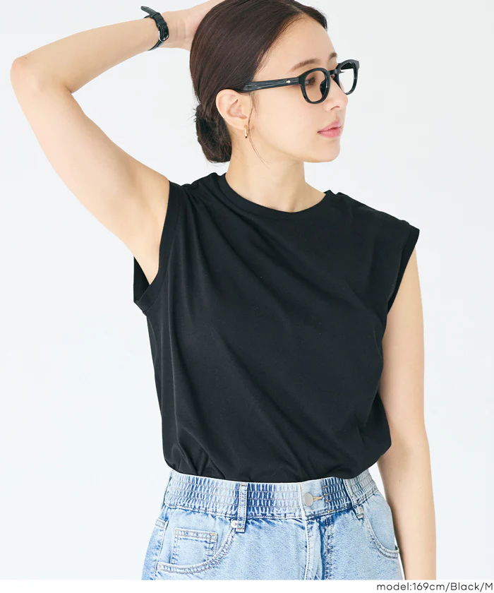 COTTON from the U.S.ノースリーブシャツ レディース メール便不可 - Image 11