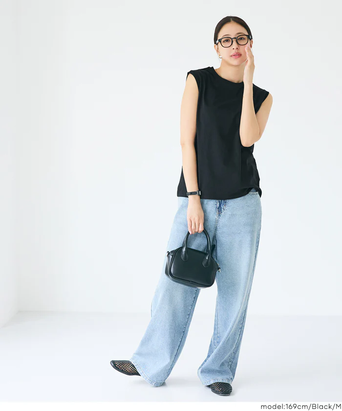 COTTON from the U.S.ノースリーブシャツ レディース メール便不可 - Image 7