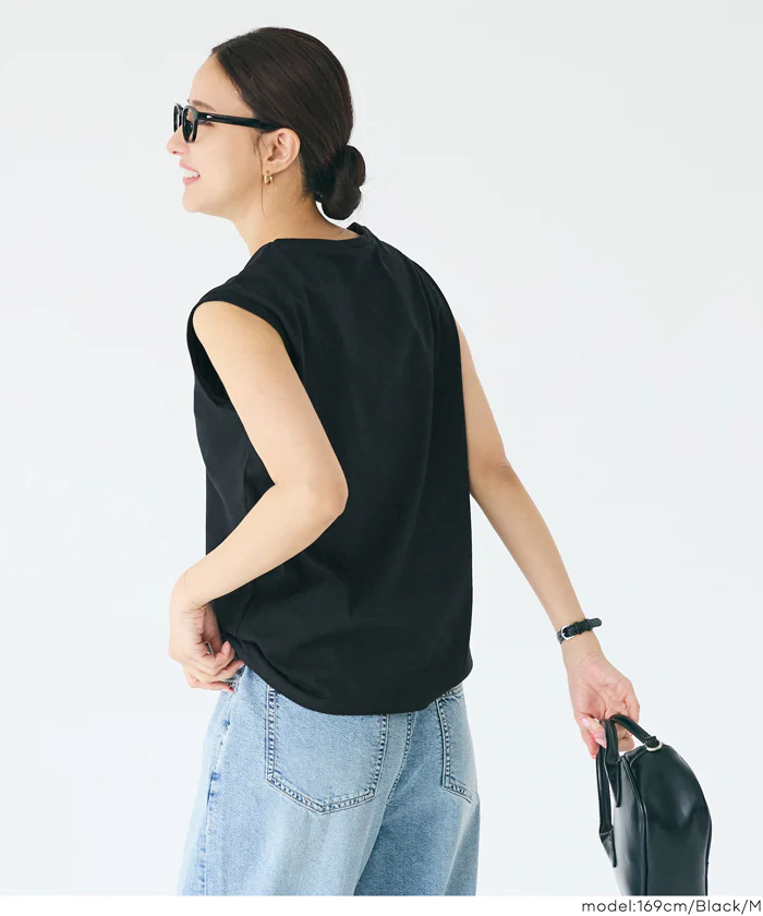 COTTON from the U.S.ノースリーブシャツ レディース メール便不可 - Image 8