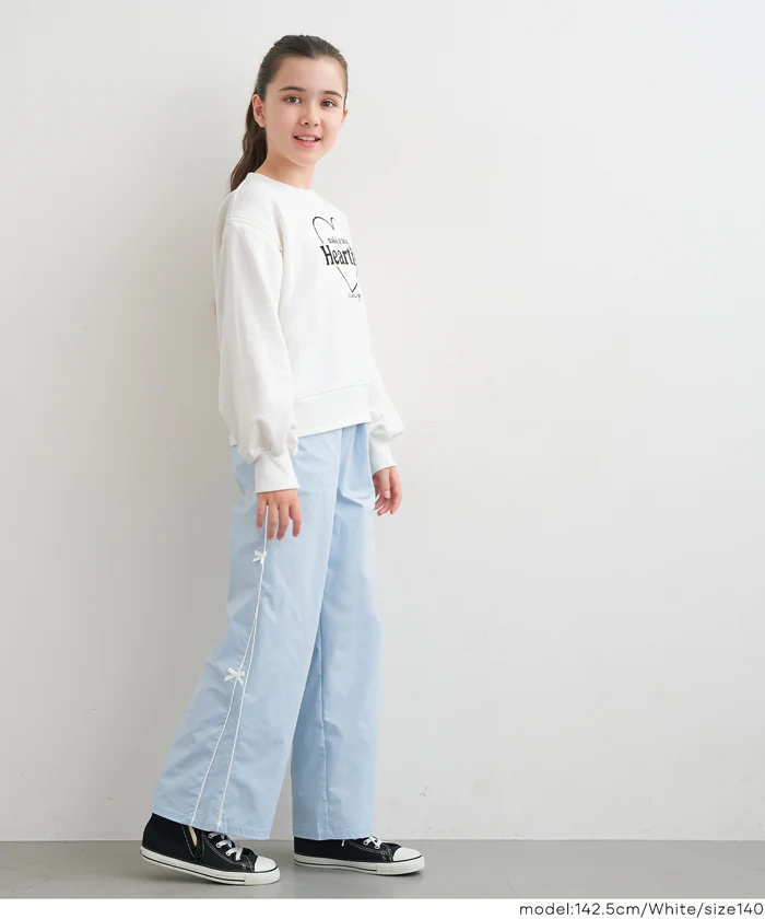 セール★1690円→990円 ジップ肩あきスウェットトップス キッズ メール便不可 - Image 3