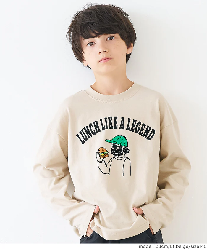 セール★990円→550円 イラスト長袖Tシャツ キッズ メール便不可 - Image 2
