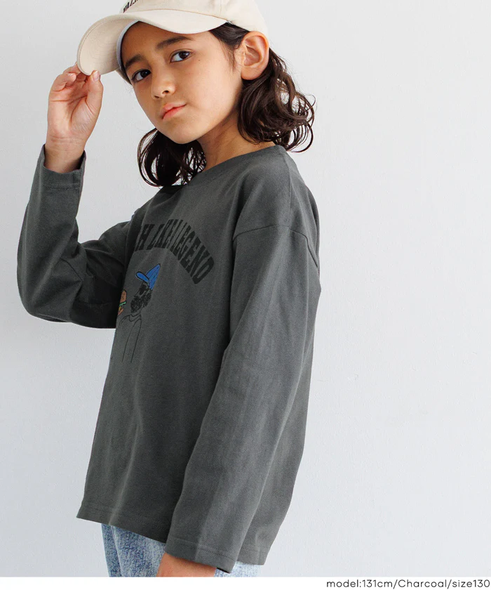 セール★990円→550円 イラスト長袖Tシャツ キッズ メール便不可 - Image 9