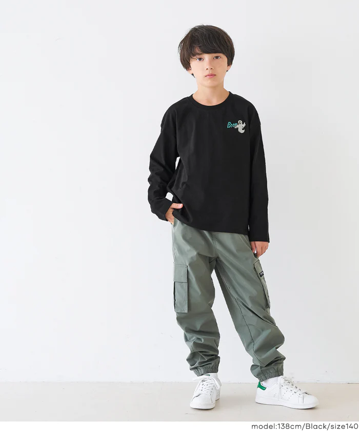 セール★990円→550円 ゴースト刺繍長袖Tシャツ キッズ メール便不可 - Image 11