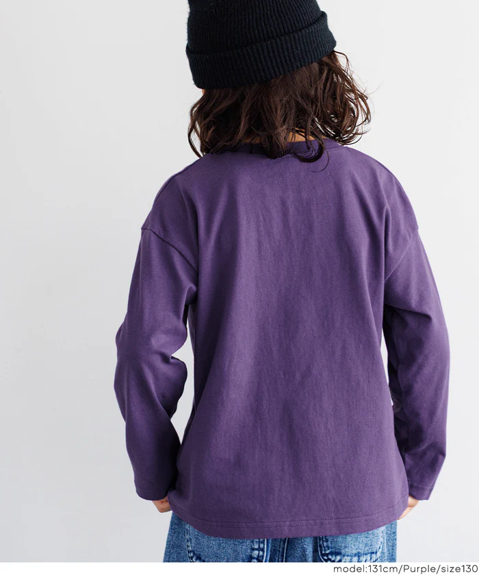 セール★990円→550円 ゴースト刺繍長袖Tシャツ キッズ メール便不可 - Image 3