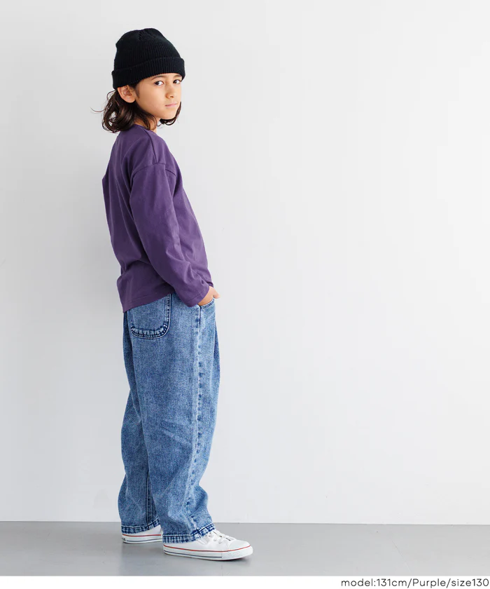 セール★990円→550円 ゴースト刺繍長袖Tシャツ キッズ メール便不可 - Image 4