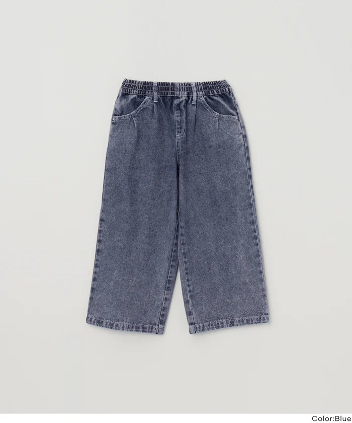 デニムワイドパンツ キッズ メール便不可 - Image 10