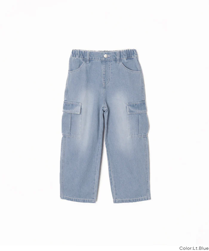 セール★2290円→1690円 デニムカーゴパンツ キッズ メール便不可 - Image 15